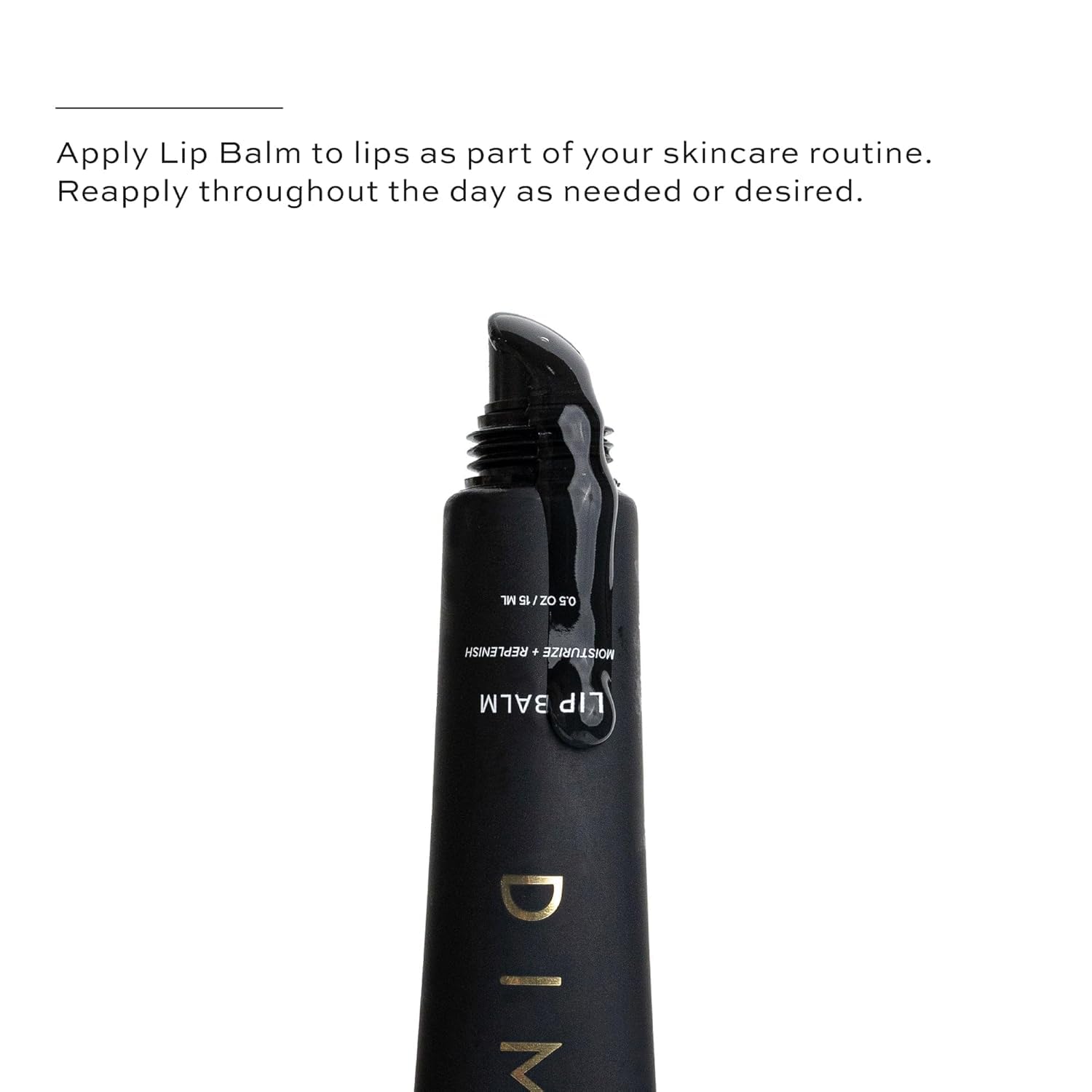 DIME Beauty Lip Balm, Hydrating Lip Balm and Gloss, Vegan & Cruelty-Free, Anti-Aging Lip Care, .5 oz / 15 ml