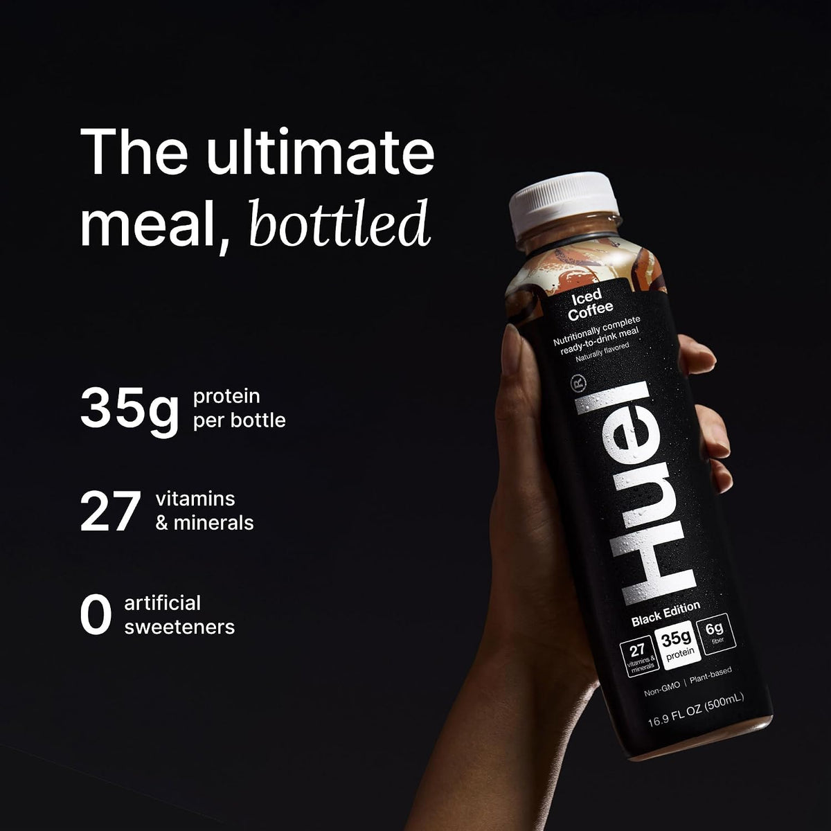 Huel Black Edition Ready-to-Drink | Meal Replacement Protein Shake | Vegan
